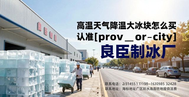 高温天气降温大冰块怎么买 认准珠海良臣制冰厂